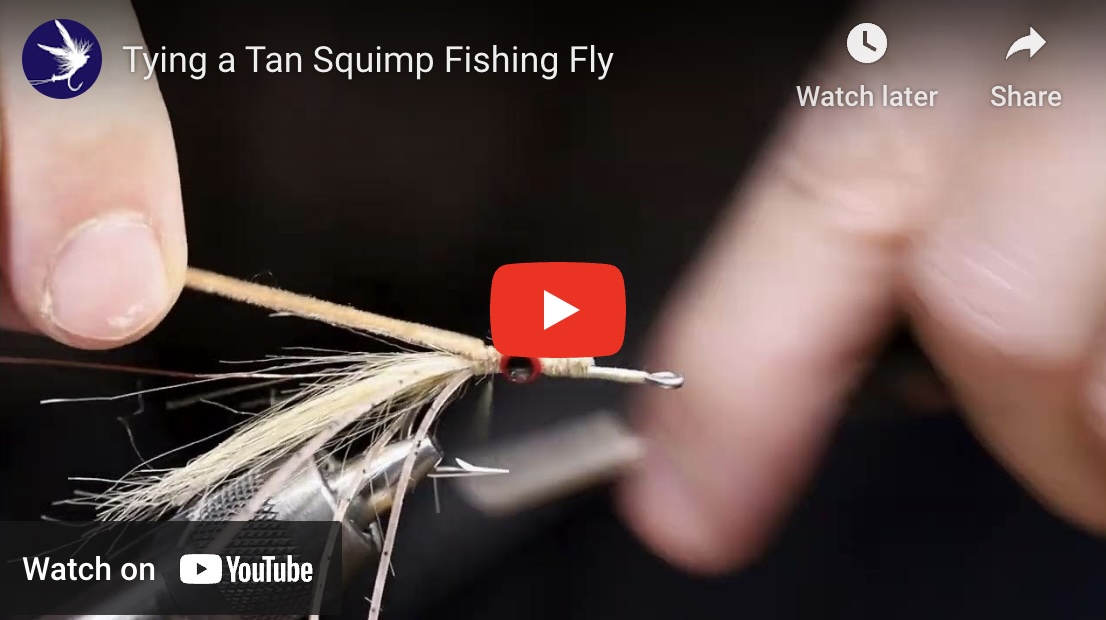 Tying a Tan Squimp Saltwater Fishing Fly